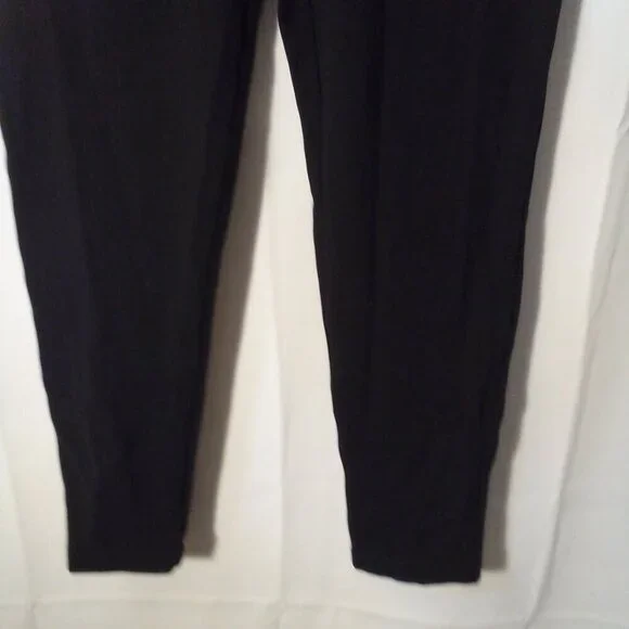 Shape FX Leggings Women L Straight Skinny Active Athletic Cropped Black - Picture 6 of 13